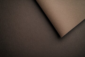 Abstract brown paper textures intersect