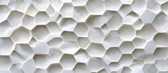 Abstract White Geometric Texture Background