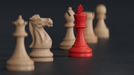 Happy and enjoy Stand out from the crowd and different creative idea concepts, Hierarchy, power,One different on better, higher level. Individuality. Unique. Management and leader concept.