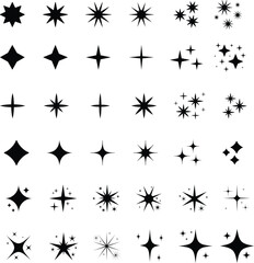 Stars Collection Vector