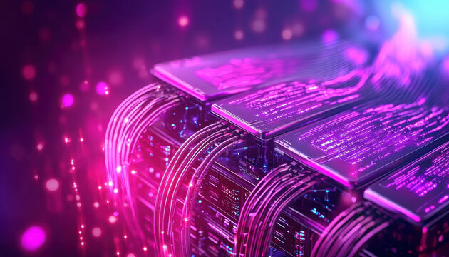 cloud based file storage Holographic cloud computing network with interconnected servers and data flow