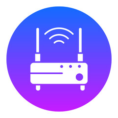 Fototapeta premium Modem Icon