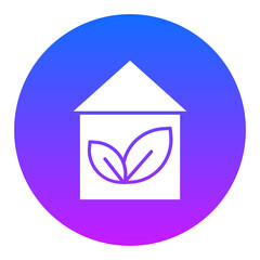 Eco-Friendly House Icon
