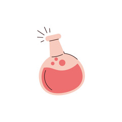 chemical tube icon illustration