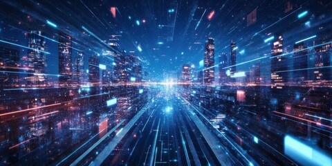 Futuristic Metaverse Technology Concepts - Virtual Reality Innovation