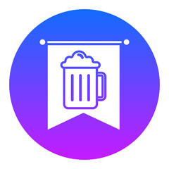Oktoberfest Banner Icon