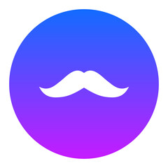 Obraz premium Moustache Icon