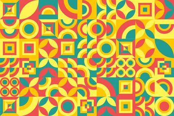 Colorful Geometric Abstract Background. Vibrant Abstract Patterns for Modern Design Projects