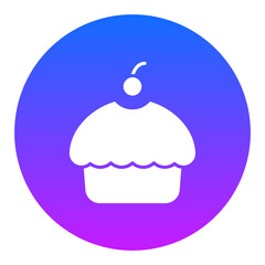 Chocolate Cupcake Icon