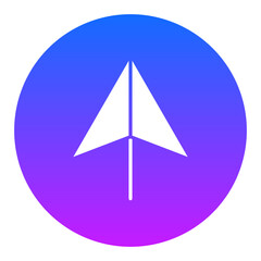 Fototapeta premium Paper Plane Icon