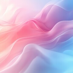 A vibrant and fluid abstract background featuring soft waves of pastel colors blending harmoniously. Perfect for creative projects, presentations, or digital art enhancements.