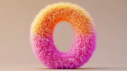 Fototapeta premium Fluffy Letter 