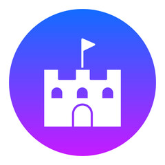 Castle Flag Icon