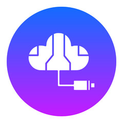 Cloud Ethernet Icon