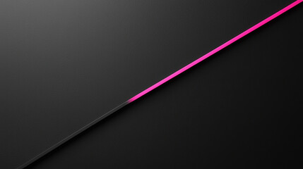 A minimalist modern black background with a pink highlight