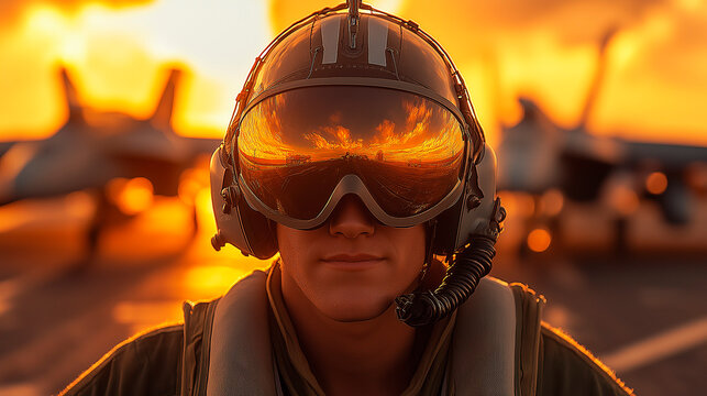 United States Air Force F-15 Eagle fighter jet pilot	
