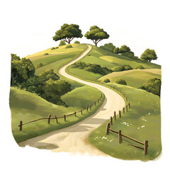 Majestic Mosque at Dusk with Celestial Moon