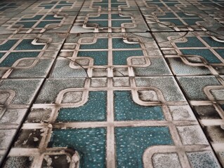 old rusty manhole cover