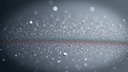 Sparkling Diamond Dust with Soft Focus and Glittering Effect