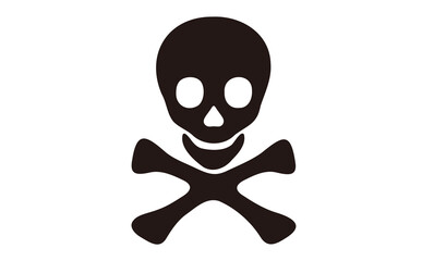 シンプルなドクロマーク