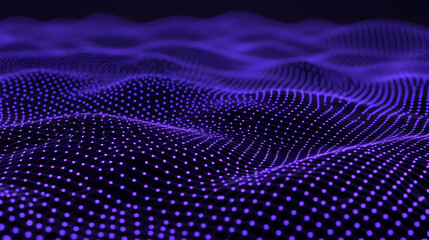 Purple digital wave landscape background