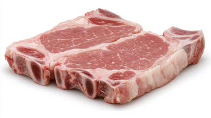 A fresh piece of meat for a veal steak 