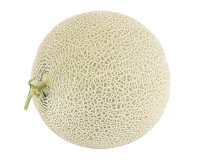cantaloupe melon isolated on white background