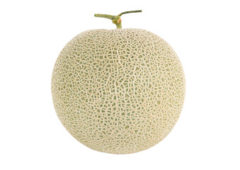cantaloupe melon isolated on white background