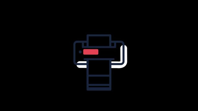 printer animation