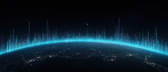 Global Network: A Visual Representation of Digital Connectivity