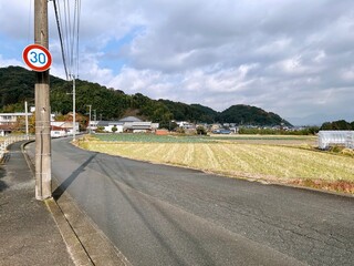 日本の農村の風景
