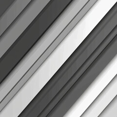 Obraz premium Diagonal grayscale stripes, layered abstract design