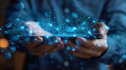 Digital Network Connection Visualization