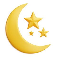 Crescent Moon & Star