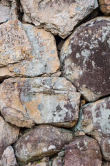 城跡の石段や石垣の風景 鳥取県 鳥取城跡 久松公園