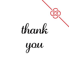 水引の菜の花結びの和風デザイン　