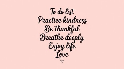 Positive affirmation list for daily mindfulness and emotional wellbeing