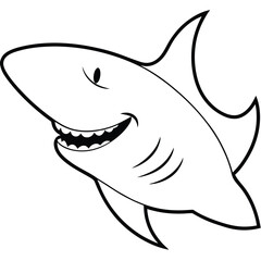 a beautiful shark vector file