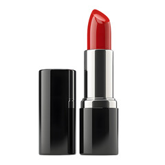 Lipstick Tube Featuring a Bold, Vibrant Red Shade