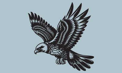 falcon  silhouette vector art illustration white background  bird, wing, flying, freedom, illustration, animal, design, symbol, vector, angel, eagle, feather, fly, silhouette, tattoo, wildlife, dove, 