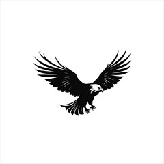 Obraz premium Silhouette of an eagle