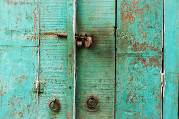 Asia, India, Delhi, New Delhi. Door.