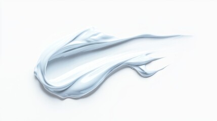 Isolated White Toothpaste on Clean Background for Oral Care Concept