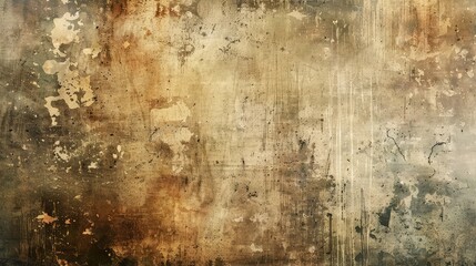 Obraz premium Abstract Grunge Texture in Earthy Tones for Artistic Backgrounds