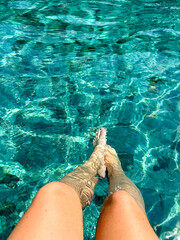 Relaxing Poolside Moment