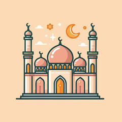 big mosque illustration