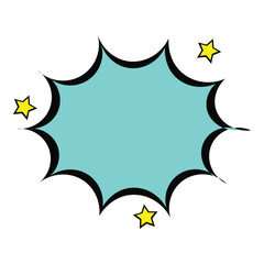 comic word speech bubble icon