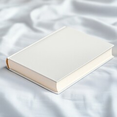 A Pristine White Book, a Symbol of Knowledge and Inspiration