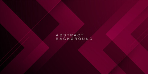 Fototapeta premium Abstract dark red arrow 3D background. Triangle shapes pattern overlap design. Eps10 vector