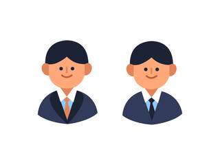 User icon vector set. Profile Diverse Empty Faces for Social Network. Handsome face man beard man emblems icons. Set of vector bearded hipster men faces. Haircuts, beards, mustaches set vector.